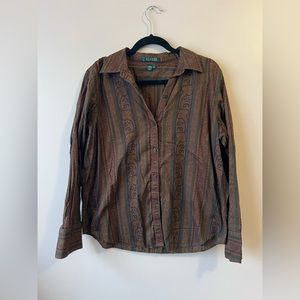 Ralph Lauren Paisley Button Down